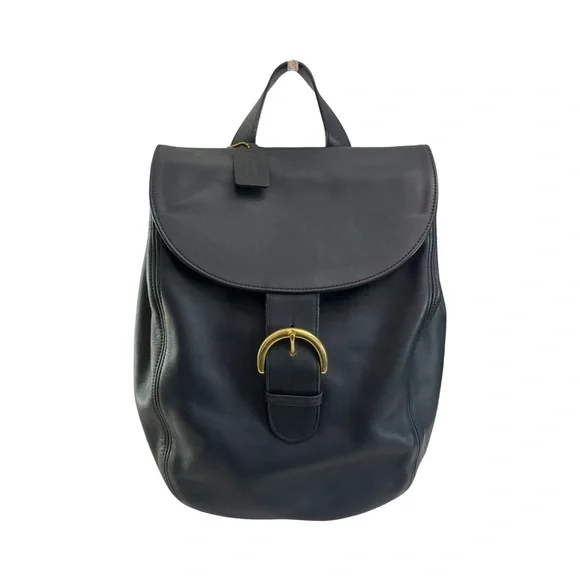 バッグ Rare Vintage COACH Navy Leather Backpack Coach | Bags | Coach Vintage Navy Leather Backpack Purse